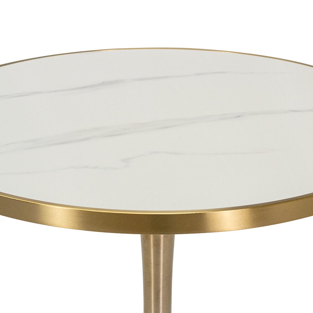 โต๊ะอาหาร CHIC REPUBLIC รุ่น QUINN CIRCLE/80 สีขาว_2