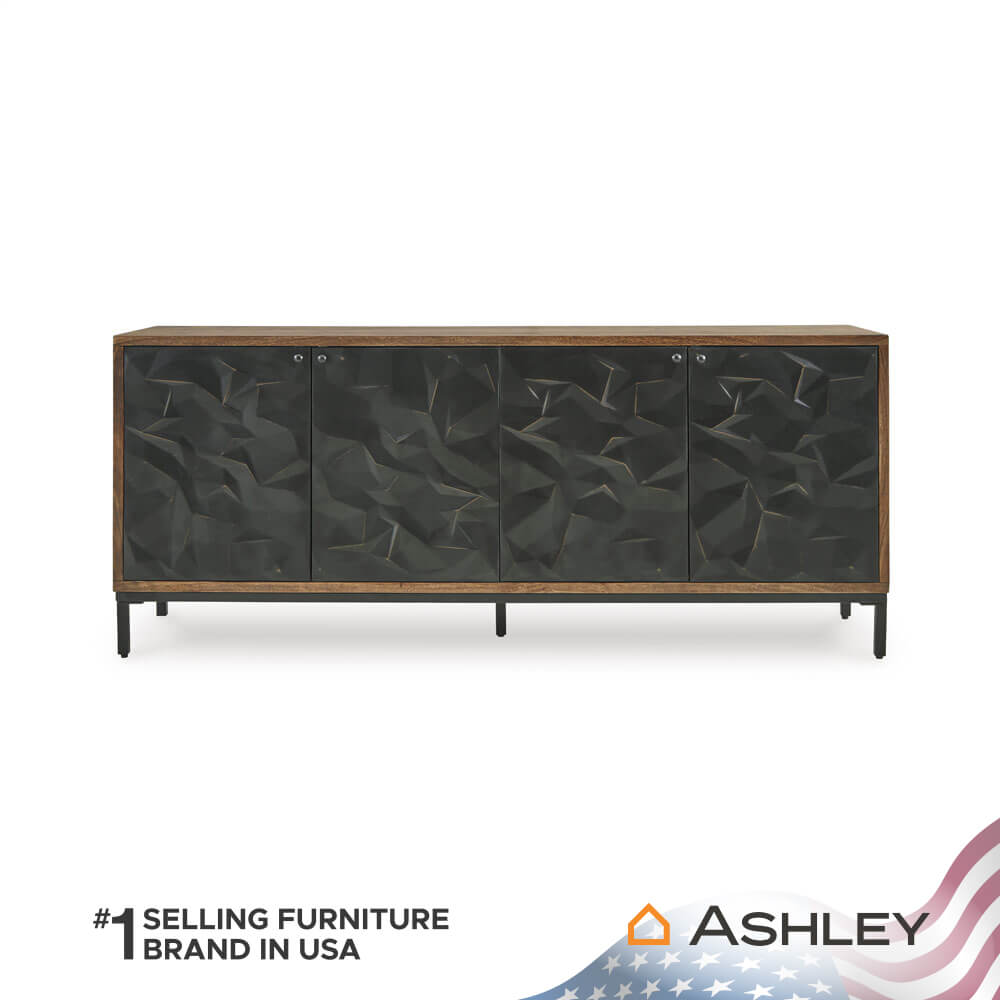 ตู้เตี้ยบานเปิด ASHLEY FURNITURE HOMESTORE รุ่น DORANNBY/177 สีน้ำตาล