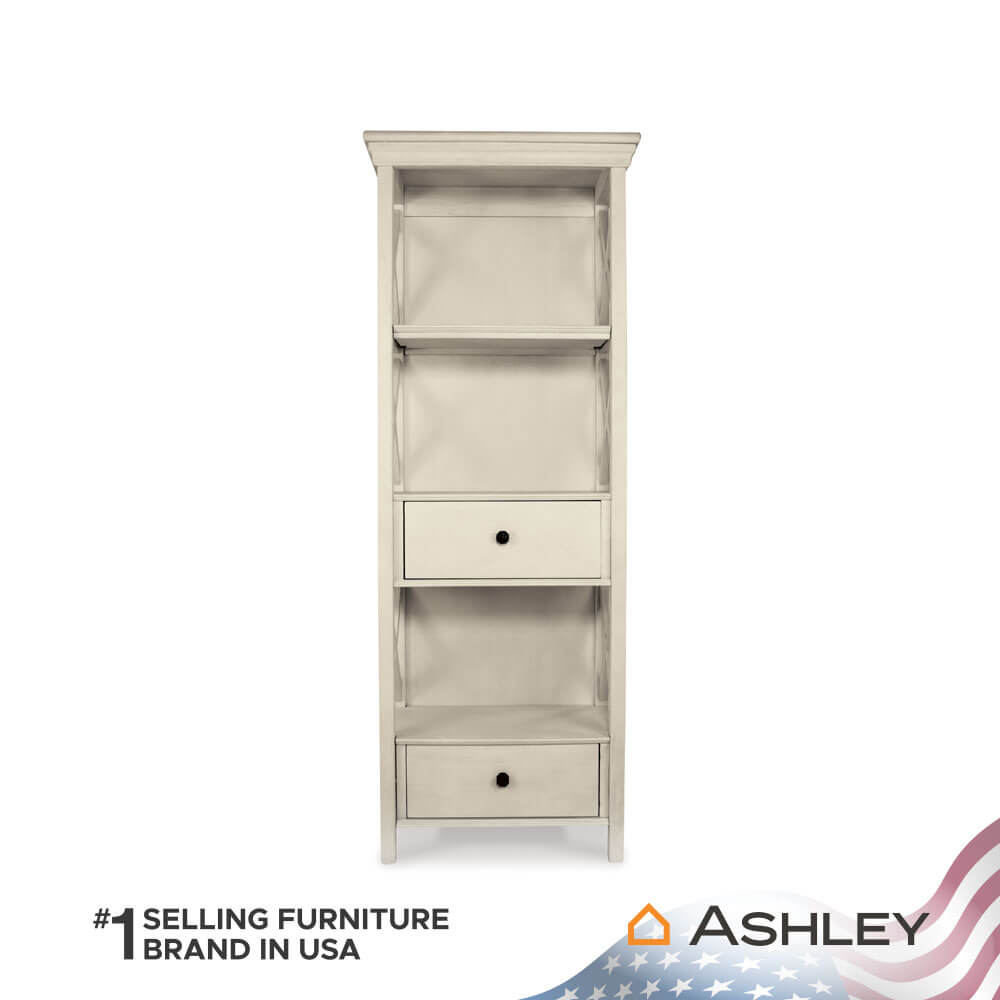 ตู้สูง บานผสม ASHLEY FURNITURE HOMESTORE รุ่น BOLANBURG/64 สีขาววินเทจ