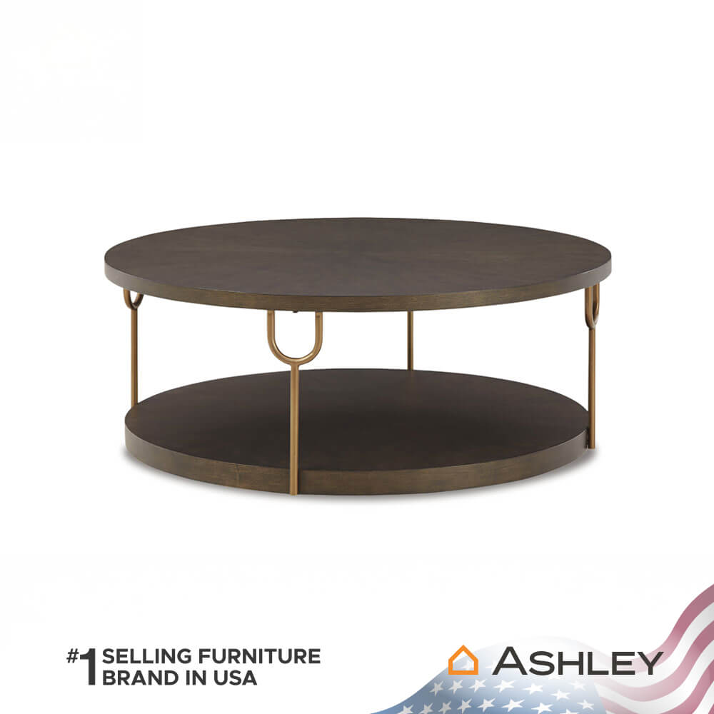 โต๊ะกลาง ASHLEY FURNITURE HOMESTORE รุ่น BRAZBURN/106 สีน้ำตาลเข้ม_2