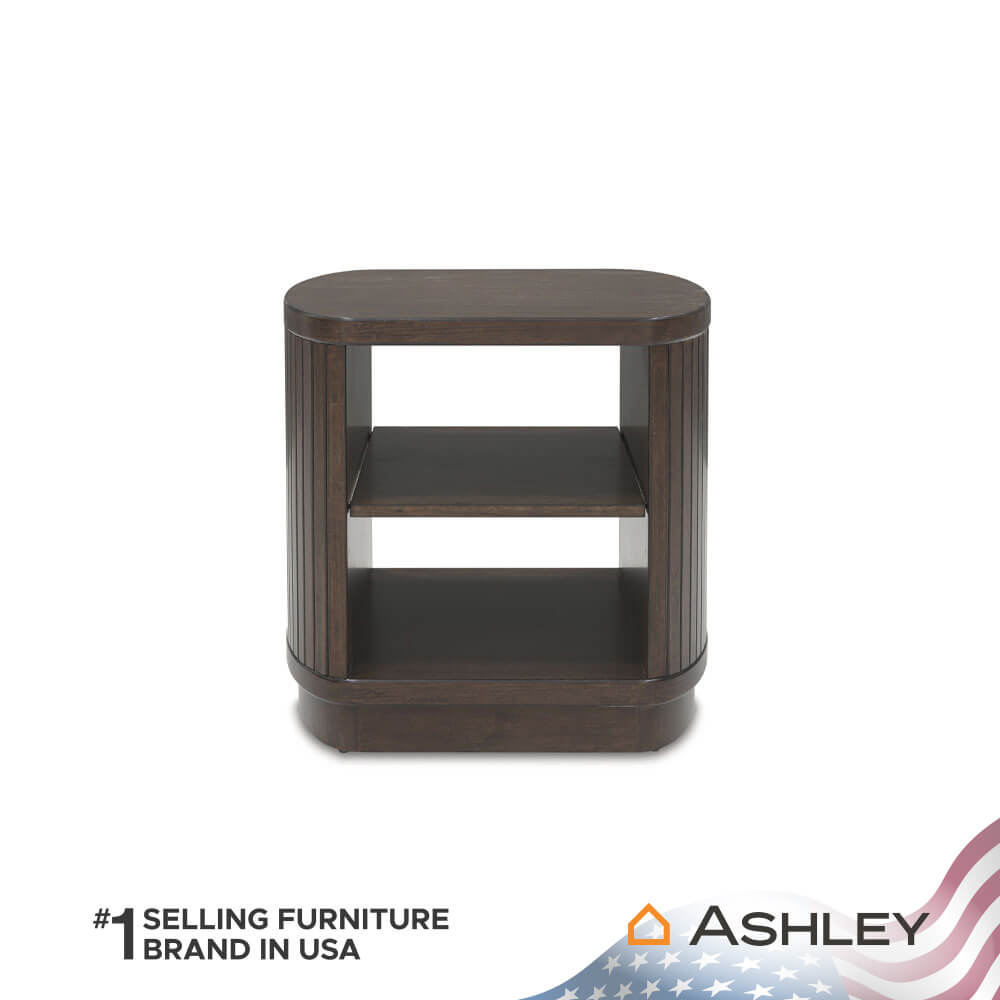 โต๊ะข้าง ASHLEY FURNITURE HOMESTORE รุ่น KORESTONE/63 สีน้ำตาลเข้ม