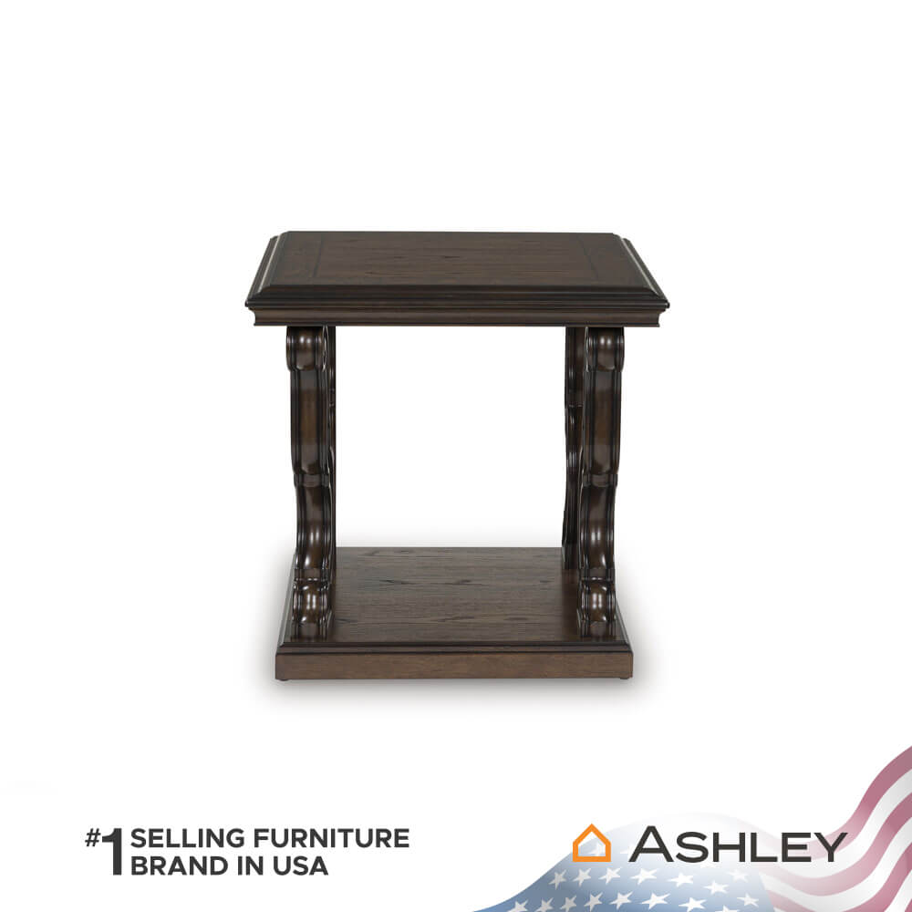 โต๊ะข้าง ASHLEY FURNITURE HOMESTORE รุ่น MAYLEE/70 ขนาด 70 ซม. สีน้ำตาลเข้ม