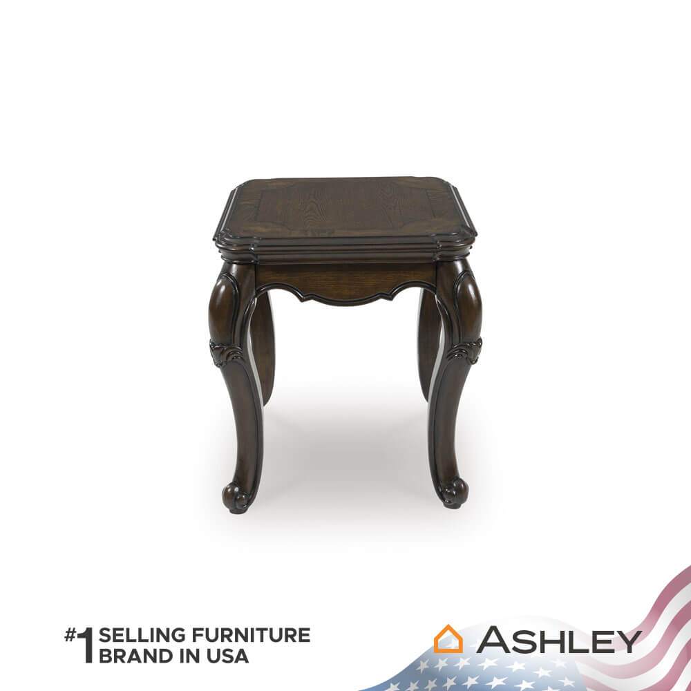 โต๊ะข้าง ASHLEY FURNITURE HOMESTORE รุ่น MAYLEE/63 ขนาด 63 ซม. สีน้ำตาลเข้ม