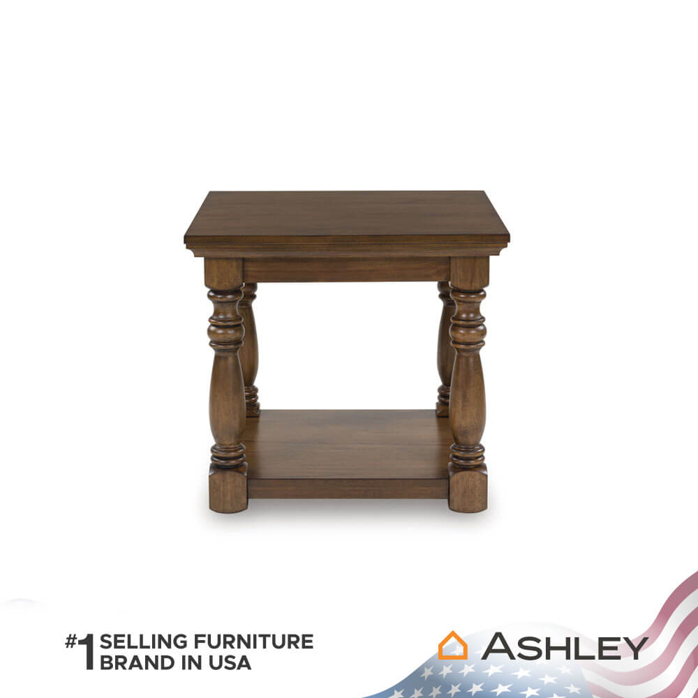 โต๊ะข้าง ASHLEY FURNITURE HOMESTORE รุ่น STURLAYNE/66 สีน้ำตาล_2