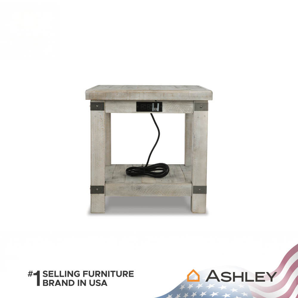 โต๊ะข้าง ASHLEY FURNITURE HOMESTORE รุ่น CARYNHURST/60 สีขาววินเทจ