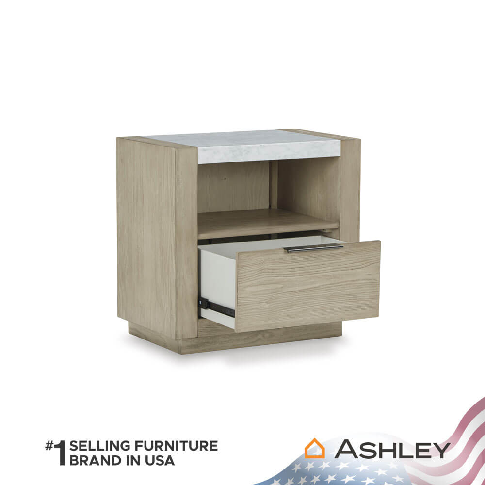 ตู้ข้างเตียง ASHLEY FURNITURE HOMESTORE รุ่น HENNINGTON สีไม้ธรรมชาติ_2