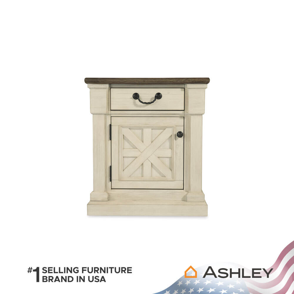 ตู้ข้างเตียง ASHLEY FURNITURE HOMESTORE รุ่น BOLANBURG สีขาววินเทจ_2