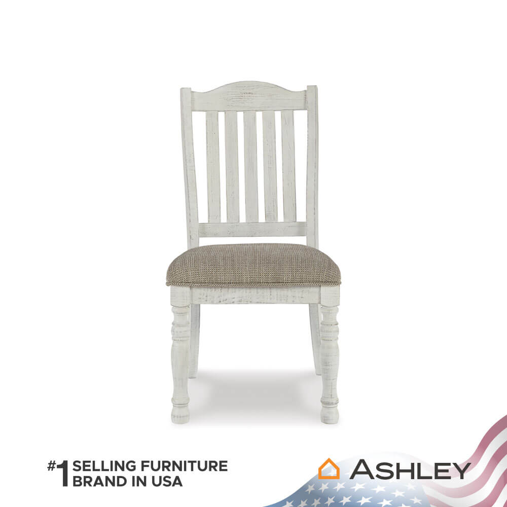 เก้าอี้ทานข้าว ASHLEY FURNITURE HOMESTORE รุ่น HAVALANCE สีขาววินเทจ_2