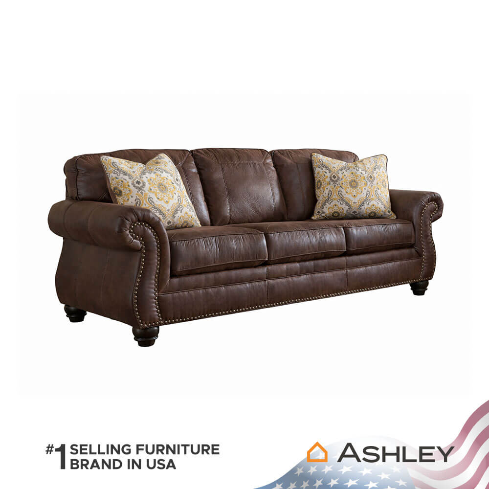 โซฟา 3 ที่นั่ง ASHLEY FURNITURE HOMESTORE รุ่น W80070-O/3 สีน้ำตาลเข้ม