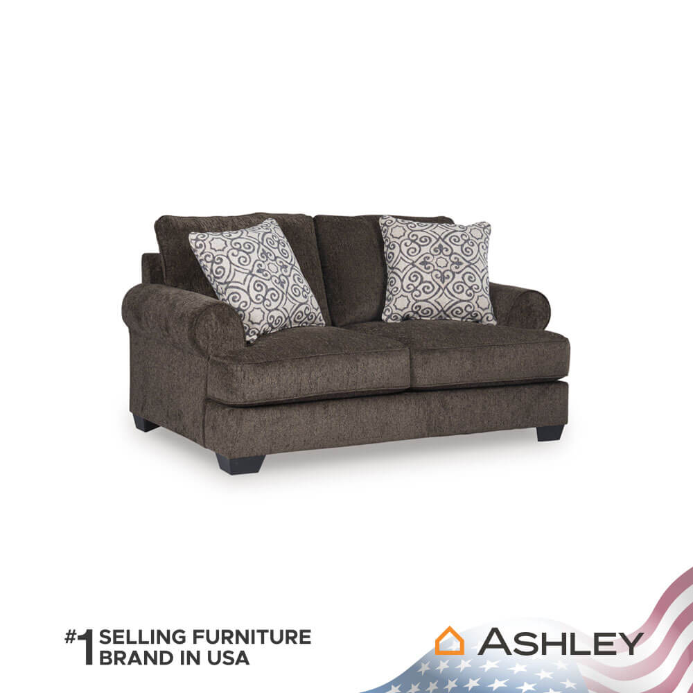 โซฟา 2 ที่นั่ง ASHLEY FURNITURE HOMESTORE รุ่น MONAGHAN-O/2 สีน้ำตาล