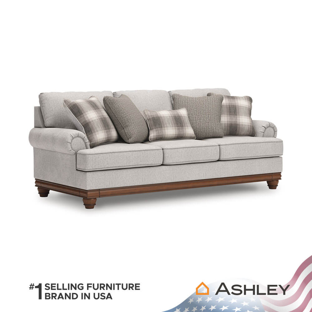 โซฟา 3 ที่นั่ง ASHLEY FURNITURE HOMESTORE รุ่น STOUGHTON/3 สีครีม