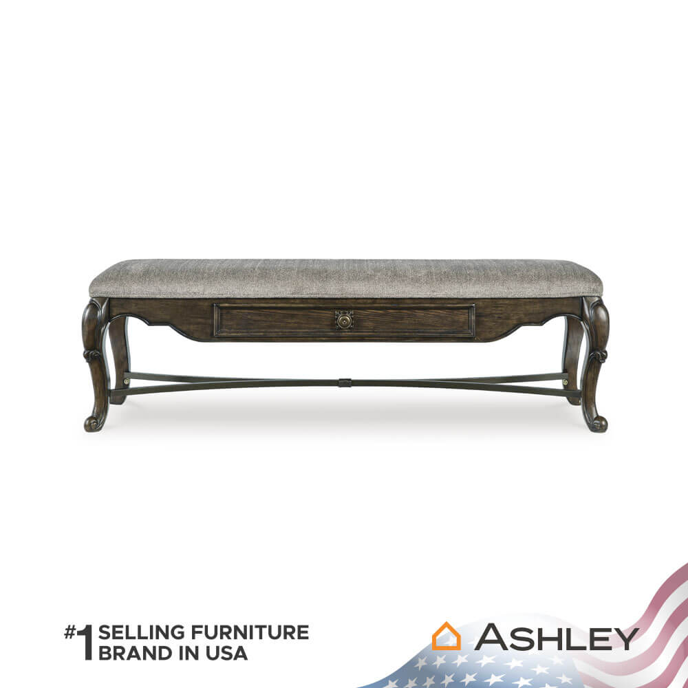 ม้านั่งพร้อมลิ้นชัก ASHLEY FURNITURE HOMESTORE รุ่น MAYLEE/160 สีน้ำตาลเข้ม_2