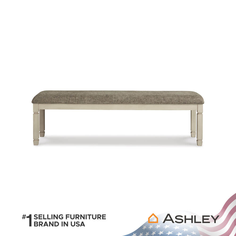 ม้านั่ง ASHLEY FURNITURE HOMESTORE รุ่น BOLANBURG/165 สีขาววินเทจ_2