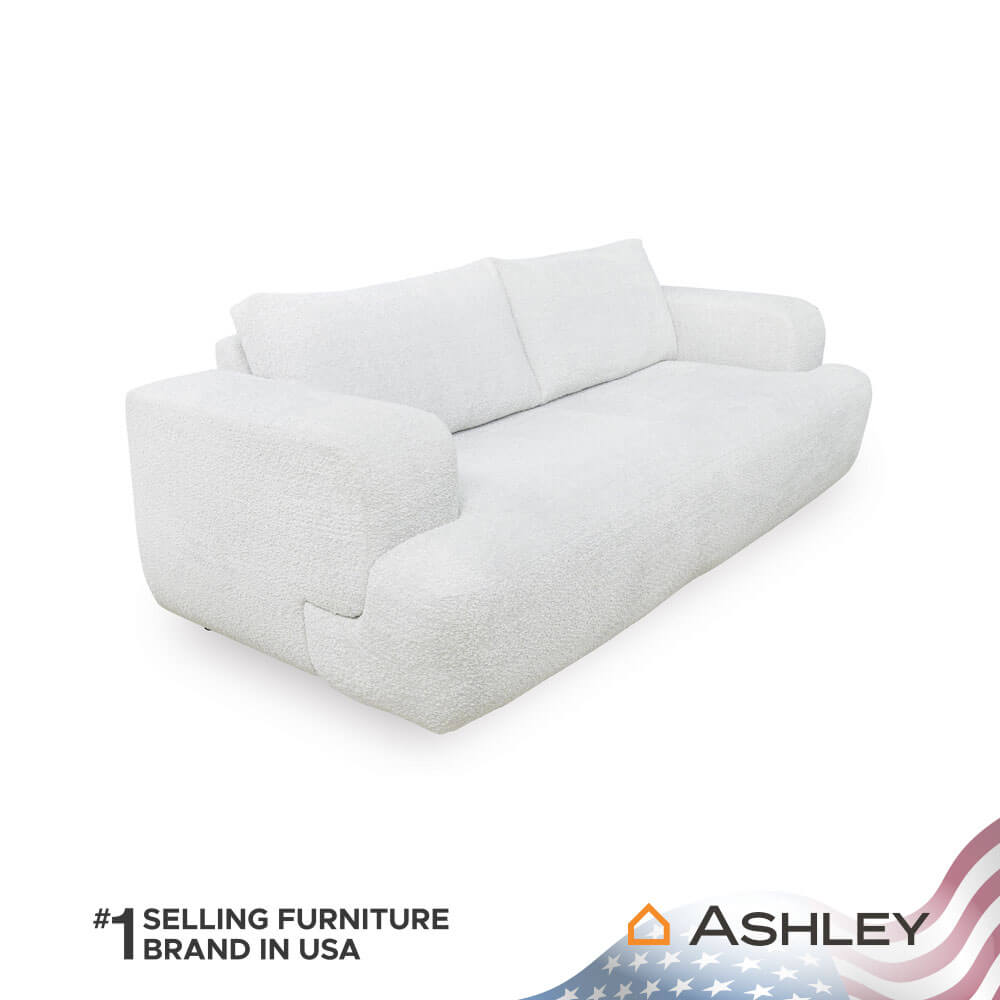 โซฟา 3 ที่นั่ง ASHLEY FURNITURE HOMESTORE รุ่น BRAVESTONE/3 สีเทาอ่อน
