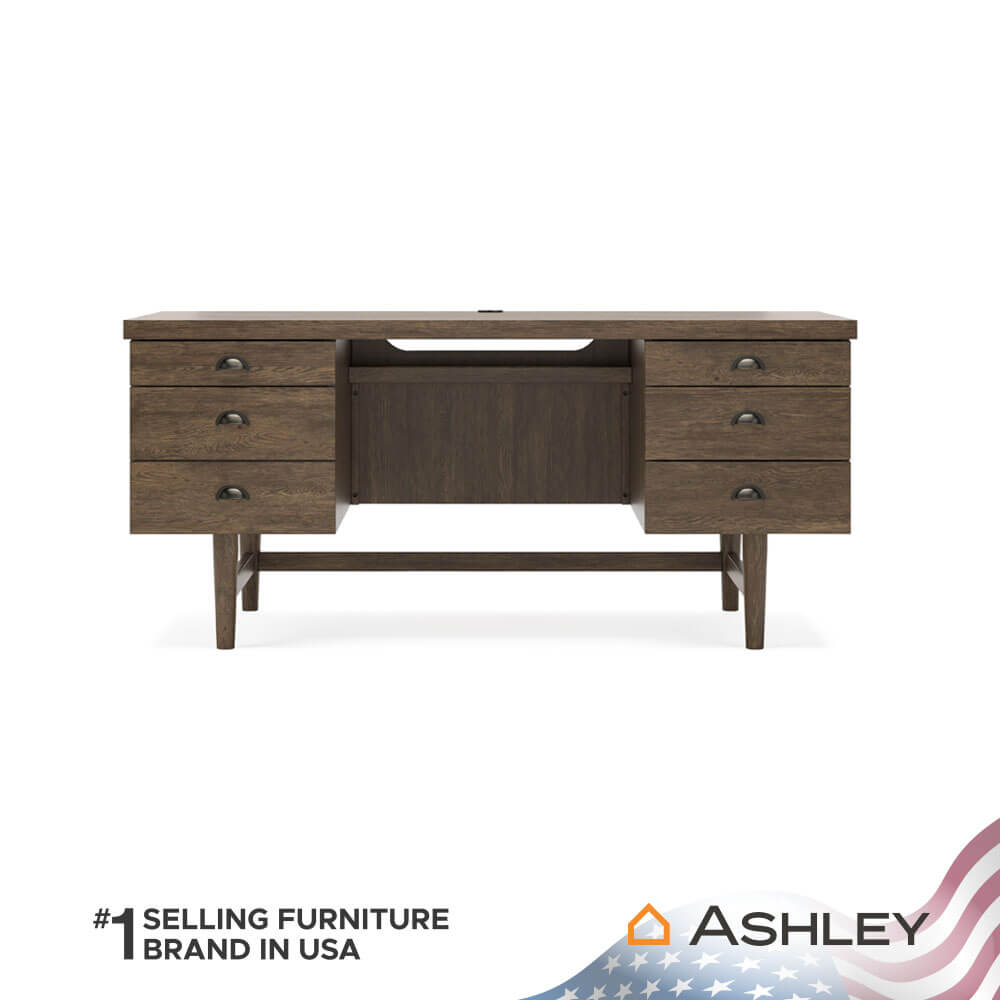 โต๊ะทำงาน ASHLEY FURNITURE HOMESTORE รุ่น AUSTANNY/168 สีน้ำตาล