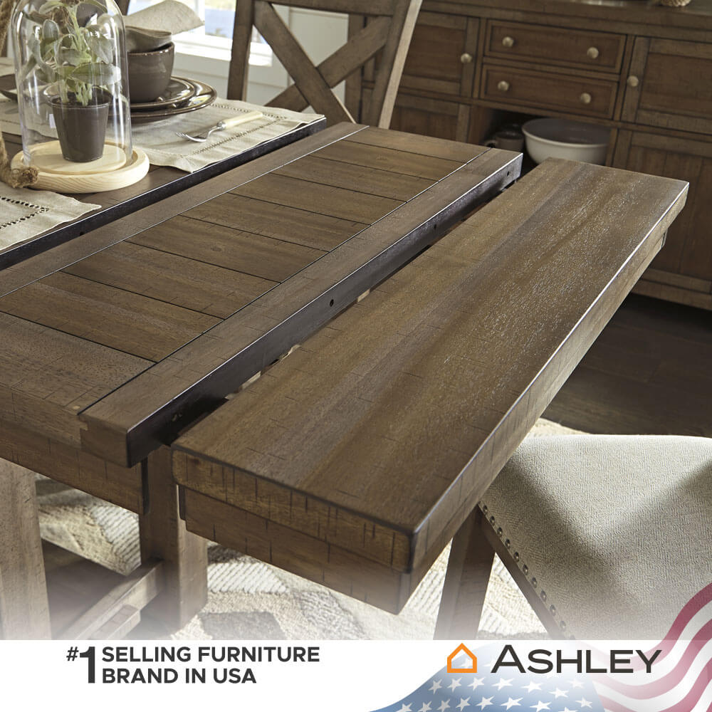 โต๊ะบาร์ปรับขยายได้ ASHLEY FURNITURE HOMESTORE รุ่น MORIVILLE/158-218 สีน้ำตาล