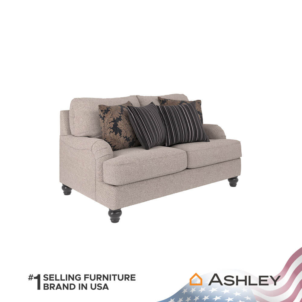 โซฟา 2 ที่นั่ง ASHLEY FURNITURE HOMESTORE รุ่น FERMOY/2 สีน้ำตาลอ่อน
