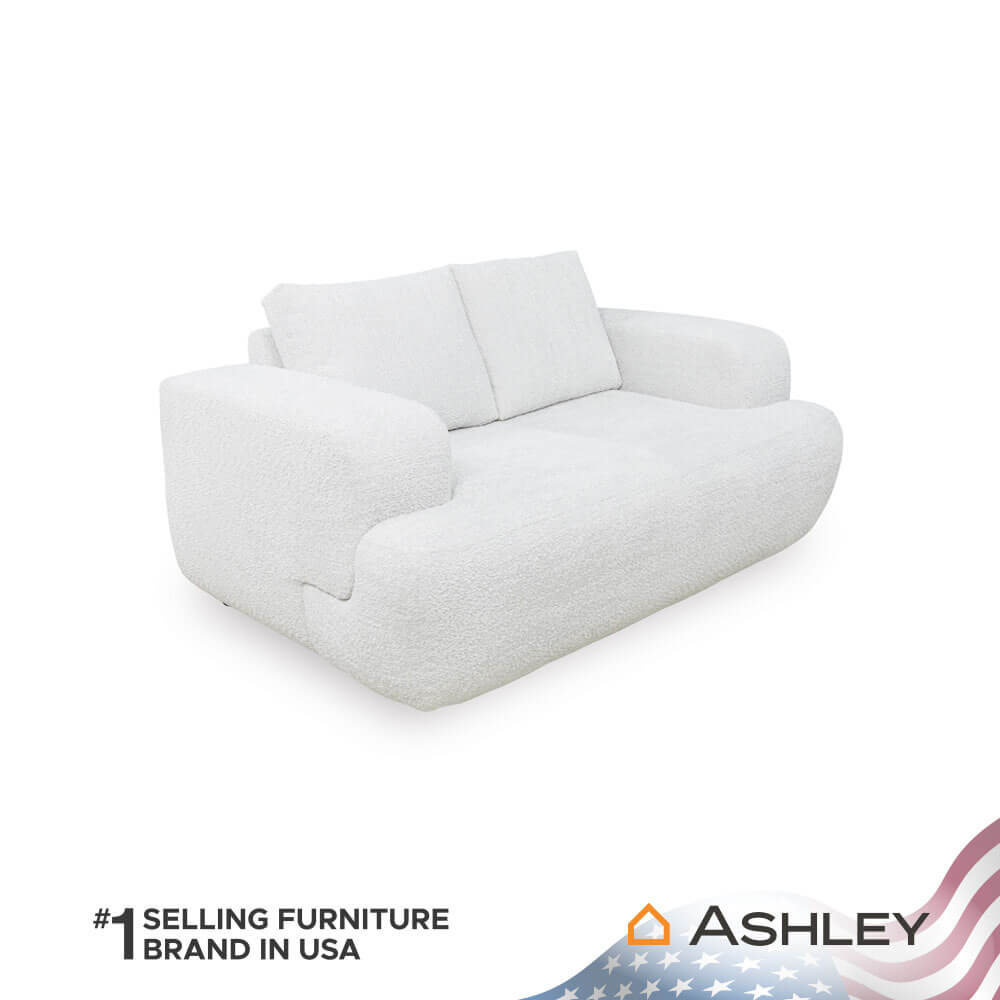 โซฟา 2 ที่นั่ง ASHLEY FURNITURE HOMESTORE รุ่น BRAVESTONE/2 สีเทาอ่อน