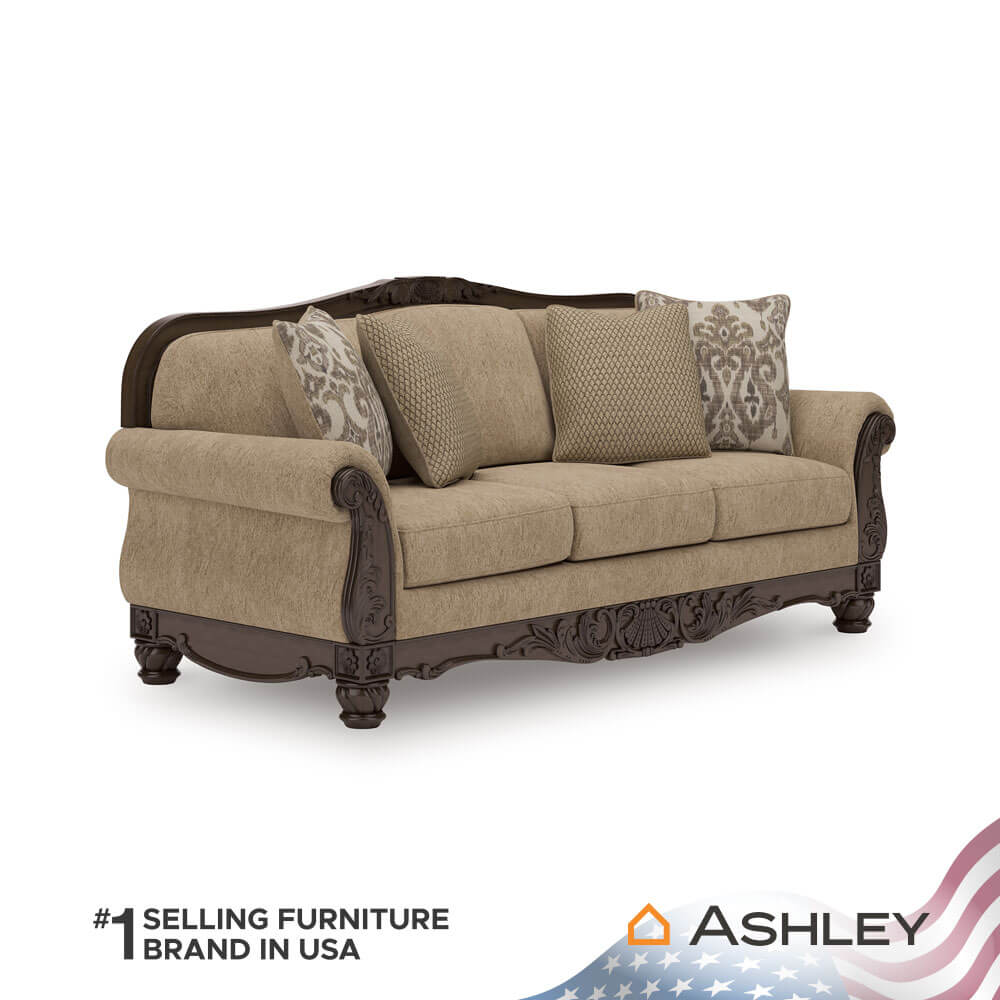 โซฟา 3 ที่นั่ง ASHLEY FURNITURE HOMESTORE รุ่น STANMORE/3 สีน้ำตาล