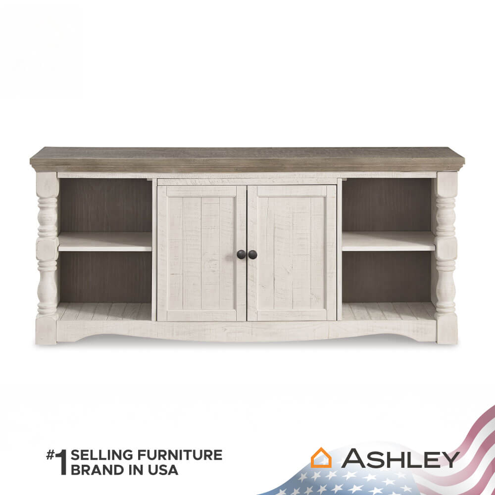 ตู้วางทีวี ASHLEY FURNITURE HOMESTORE รุ่น HAVALANCE/170 สีขาววินเทจ