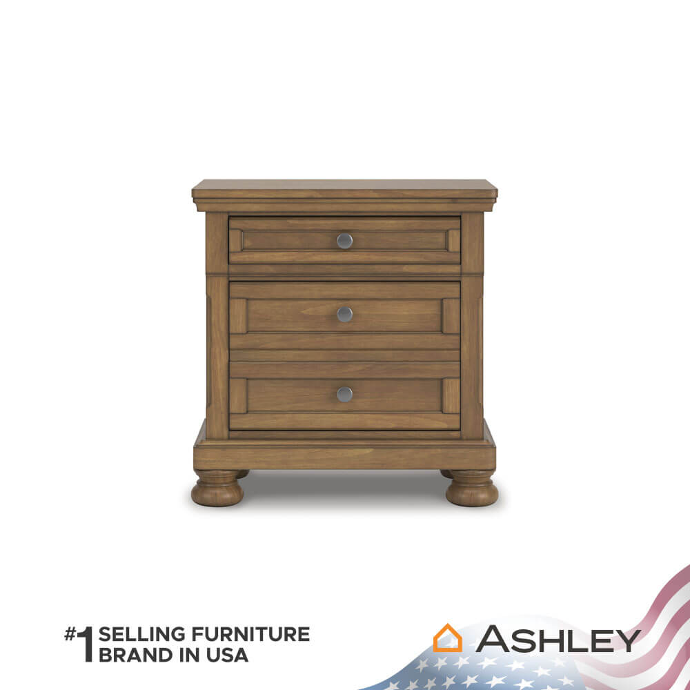 ตู้ข้างเตียง ASHLEY FURNITURE HOMESTORE รุ่น VANDENMORE สีน้ำตาล