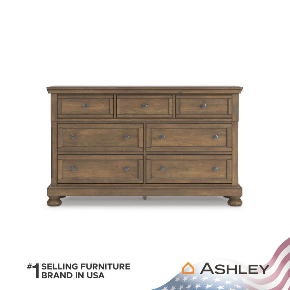 ตู้ลิ้นชัก 7 ลิ้นชัก ASHLEY FURNITURE HOMESTORE รุ่น VANDENMORE/166 สีน้ำตาล