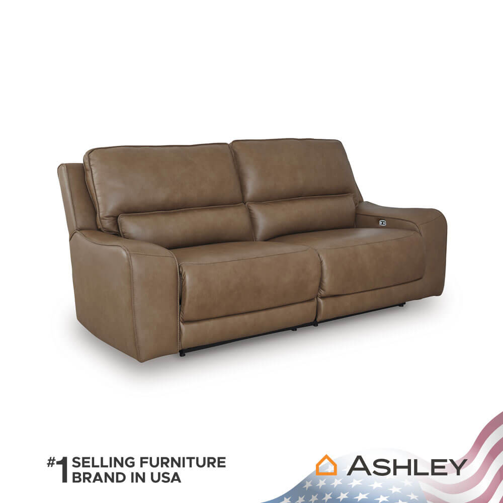 โซฟาปรับเอนนอนไฟฟ้า, 2 ที่นั่ง ASHLEY FURNITURE HOMESTORE รุ่น SILVERBROOKE/2RRM สีน้ำตาล