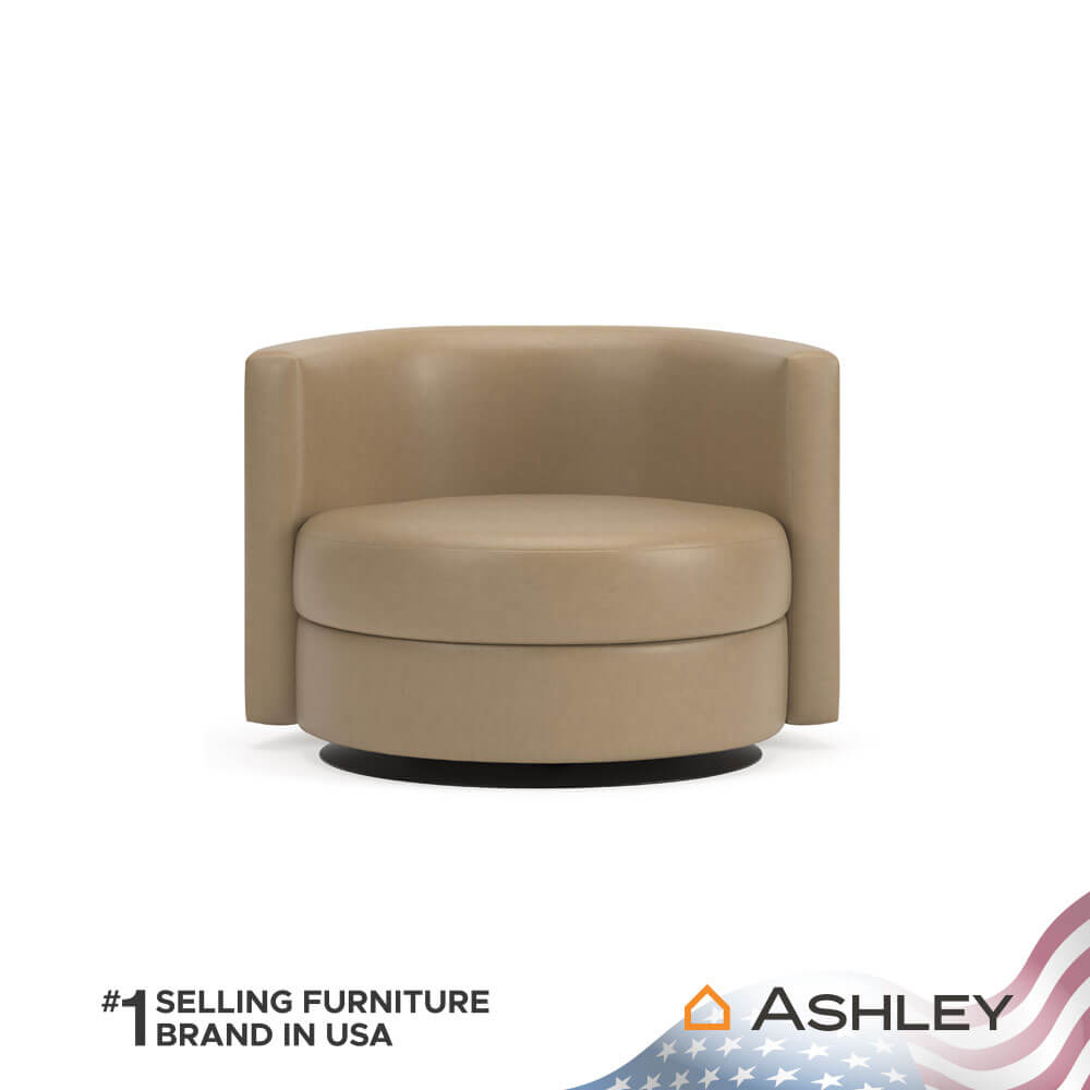 โซฟาหมุนได้ 1 ที่นั่ง ASHLEY FURNITURE HOMESTORE รุ่น PADOVA-O/1 สีน้ำตาล