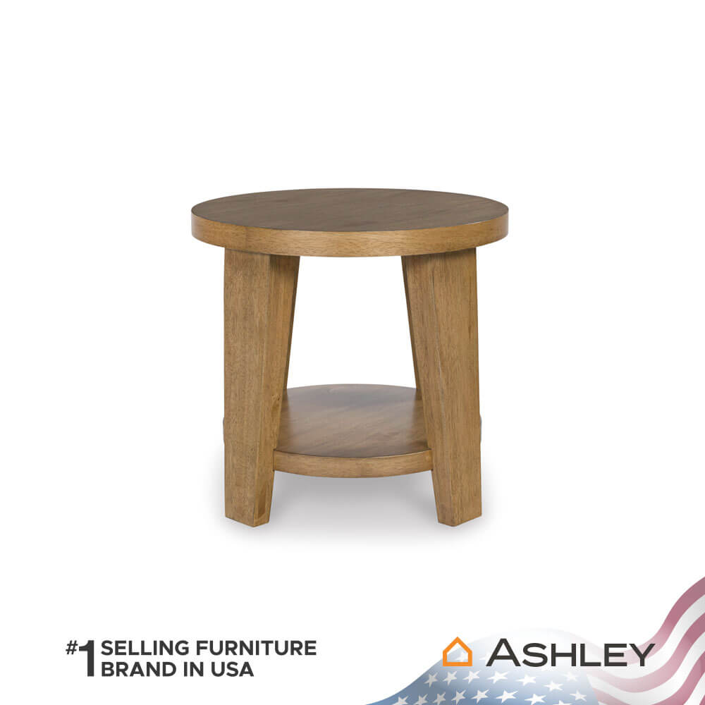 โต๊ะข้าง ASHLEY FURNITURE HOMESTORE รุ่น KRISTILAND/66 สีน้ำตาลอ่อน