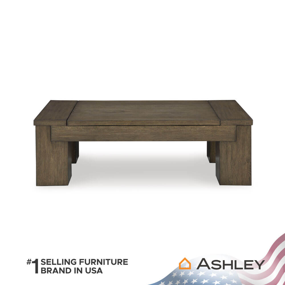 โต๊ะกลาง พร้อมลิฟท์ท็อป ASHLEY FURNITURE HOMESTORE รุ่น ROSSWAIN/137 สีน้ำตาล