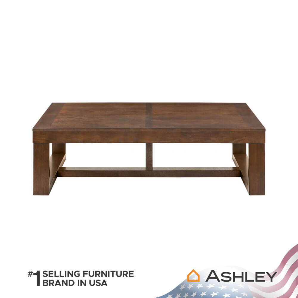 โต๊ะกลาง ASHLEY FURNITURE HOMESTORE รุ่น WATSON/142 สีน้ำตาลเข้ม