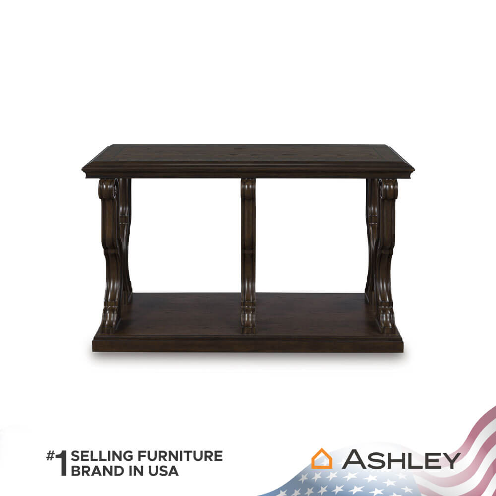 โต๊ะคอนโซล ASHLEY FURNITURE HOMESTORE รุ่น MAYLEE/130 สีน้ำตาลเข้ม