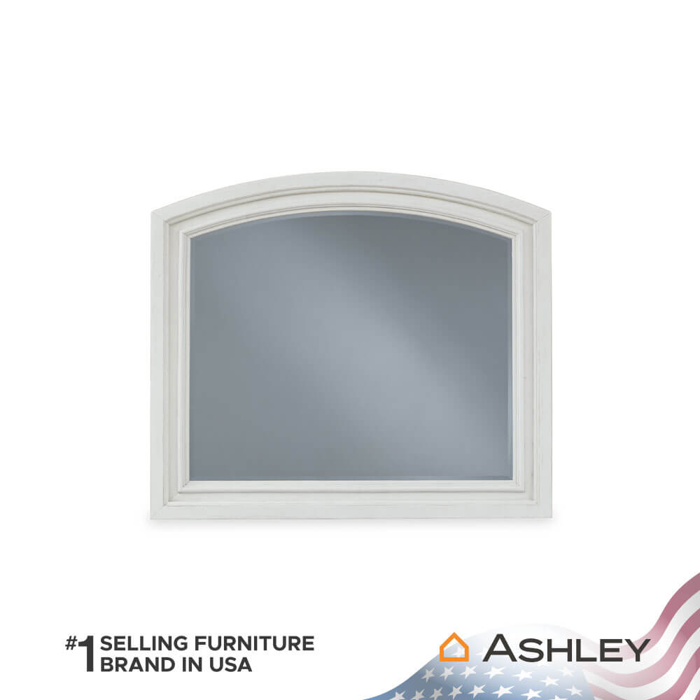 กระจกตั้งโต๊ะ ASHLEY FURNITURE HOMESTORE รุ่น ROBBINSDALE/107x92 สีขาววินเทจ