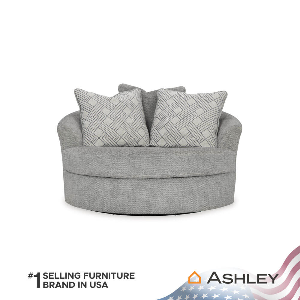 โซฟาหมุนได้ 1 ที่นั่ง ASHLEY FURNITURE HOMESTORE รุ่น CASSELBURY/1 สีเทา