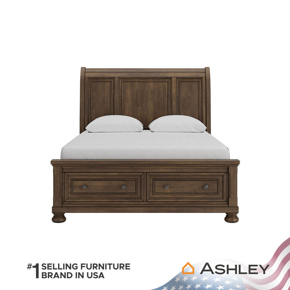 เตียงนอนขนาด 5 ฟุต ASHLEY FURNITURE HOMESTORE รุ่น FLYNNTER/150 สีน้ำตาล