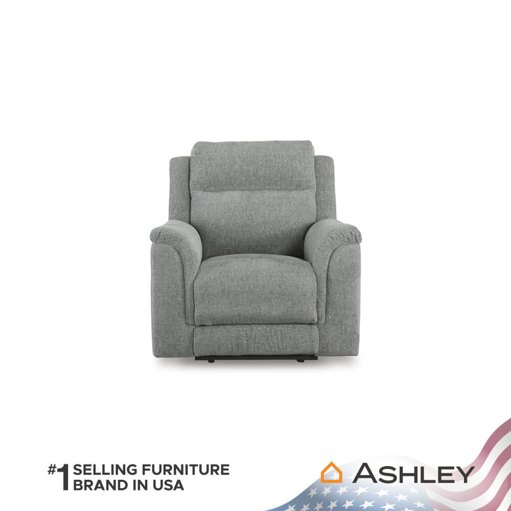 โซฟาปรับเอนนอน ไฟฟ้า 1 ที่นั่ง ASHLEY FURNITURE HOMESTORE รุ่น OVERFLOW/1RM สีเทา