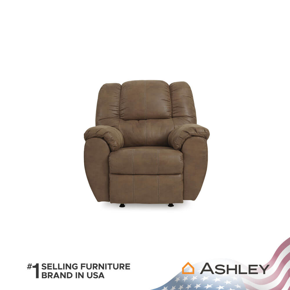 โซฟาปรับเอนนอน 1 ที่นั่ง ASHLEY FURNITURE HOMESTORE รุ่น MCGANN/1R สีน้ำตาล