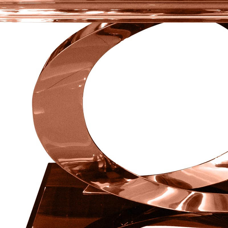 โต๊ะคอนโซล CHIC REPUBLIC รุ่น MENDIOLA-RG/140 MARBLE สีดำ_3