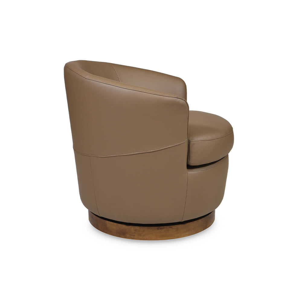 โซฟา 1 ที่นั่งแบบหมุนได้ CHIC REPUBLIC รุ่น FAIRY/1 สีน้ำตาล_3