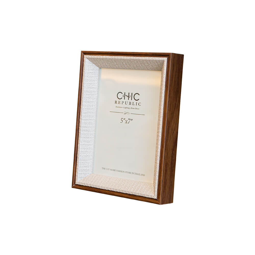 กรอบรูป CHIC REPUBLIC รุ่น AMES/5&times;7 สีเบจ