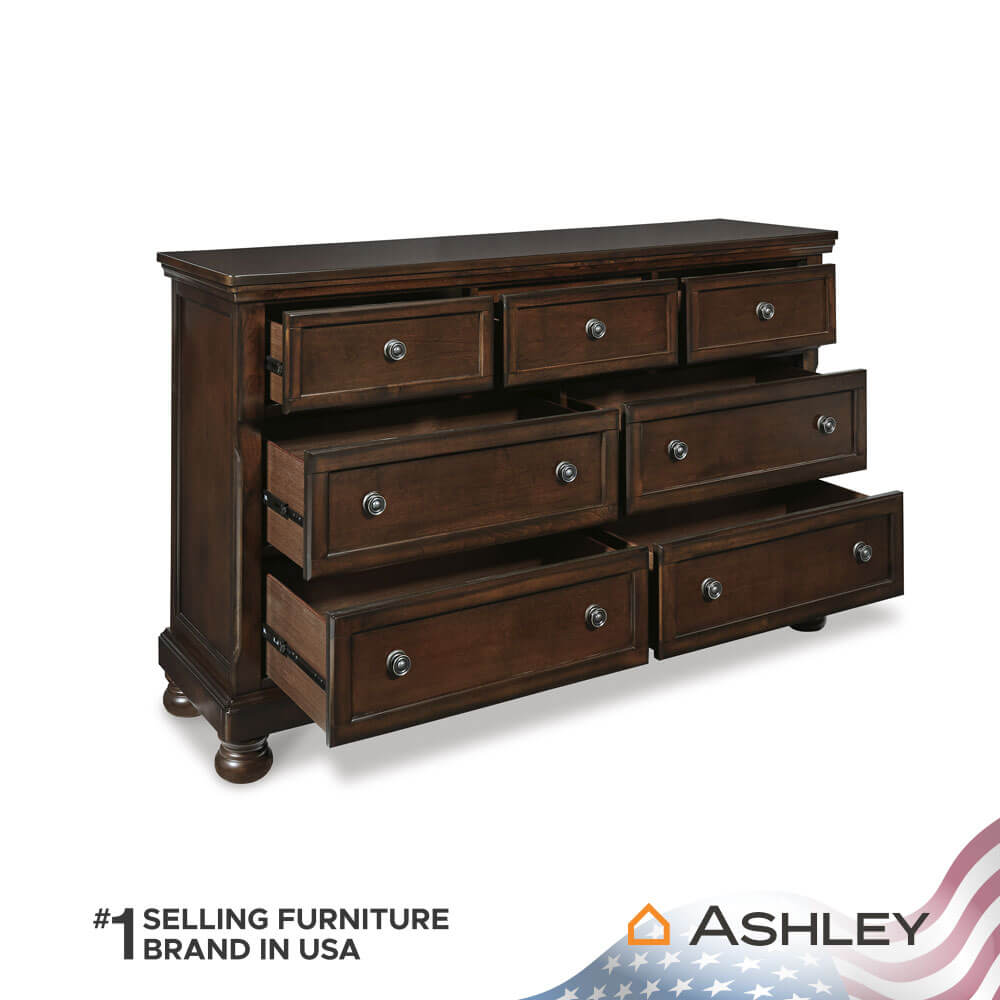 ตู้ลิ้นชัก 7 ลิ้นชัก ASHLEY FURNITURE HOMESTORE รุ่น PORTER/165 สีน้ำตาล