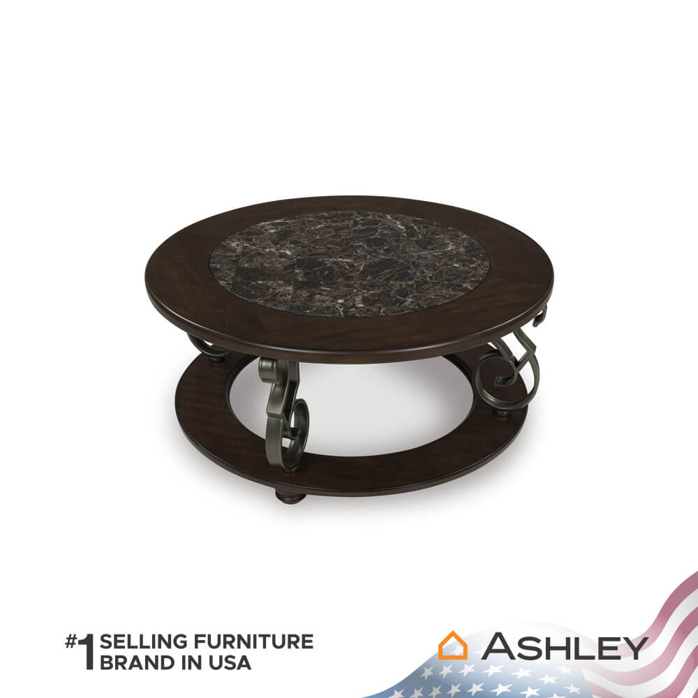 โต๊ะกลาง ASHLEY FURNITURE HOMESTORE รุ่น FRALLYN/106 สีน้ำตาลเข้ม_3