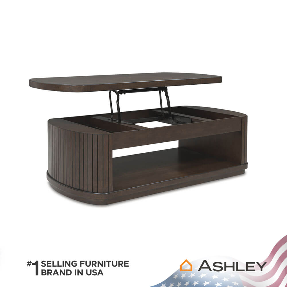 โต๊ะกลาง พร้อมลิฟท์ท็อป ASHLEY FURNITURE HOMESTORE รุ่น KORESTONE/142 สีน้ำตาลเข้ม_3
