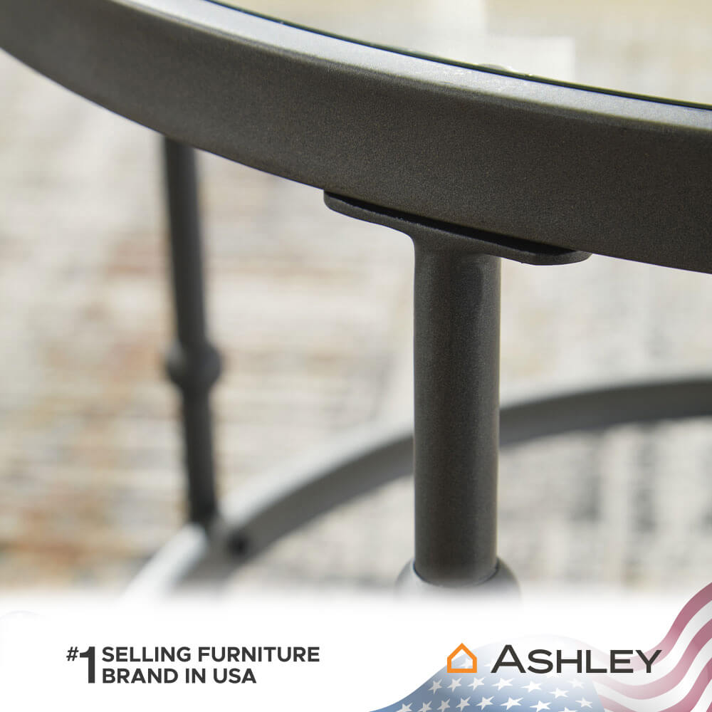 ชุดโต๊ะข้าง ASHLEY FURNITURE HOMESTORE รุ่น KELLYCO/3 สีเทาเข้ม_3
