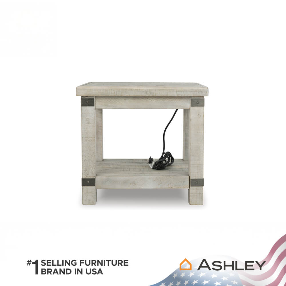 โต๊ะข้าง ASHLEY FURNITURE HOMESTORE รุ่น CARYNHURST/60 สีขาววินเทจ