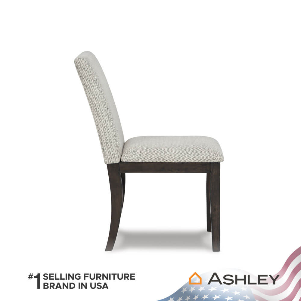 เก้าอี้ทานข้าว ASHLEY FURNITURE HOMESTORE รุ่น BRUXWORTH สีเทาอ่อน_3