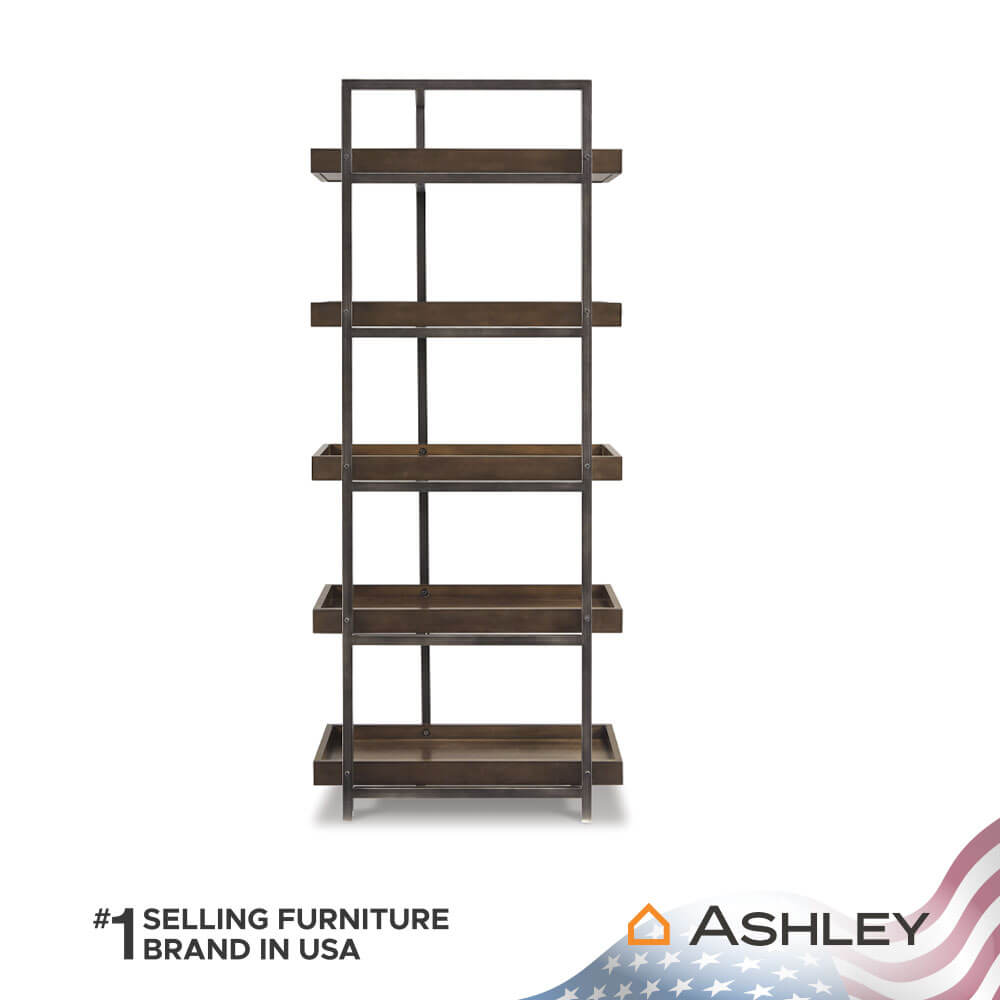 ชั้นวางของโล่ง 5 ชั้น ASHLEY FURNITURE HOMESTORE รุ่น STARMORE/5 สีน้ำตาลเข้ม