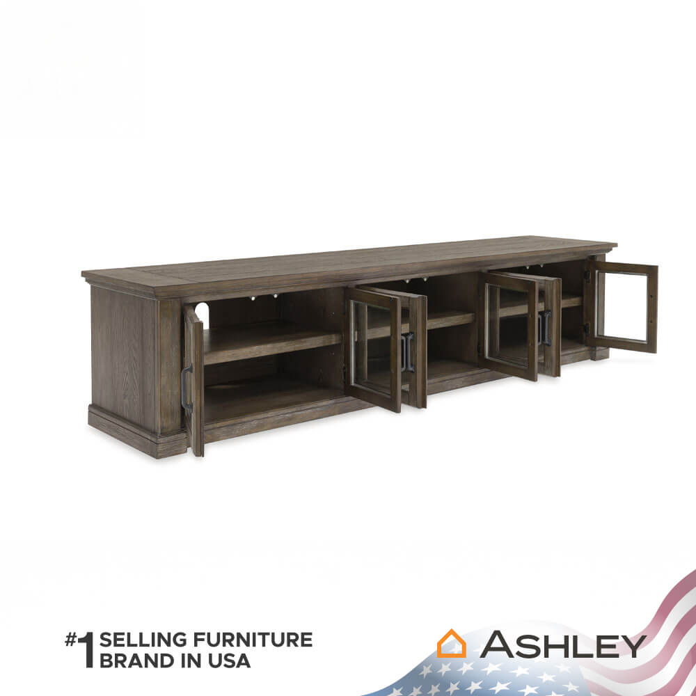 ตู้วางทีวี ASHLEY FURNITURE HOMESTORE รุ่น JOHNELLE/200 สีน้ำตาล