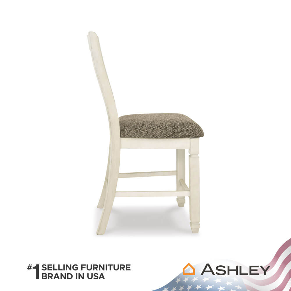 เก้าอี้บาร์ ASHLEY FURNITURE HOMESTORE รุ่น BOLANBURG สีขาววินเทจ