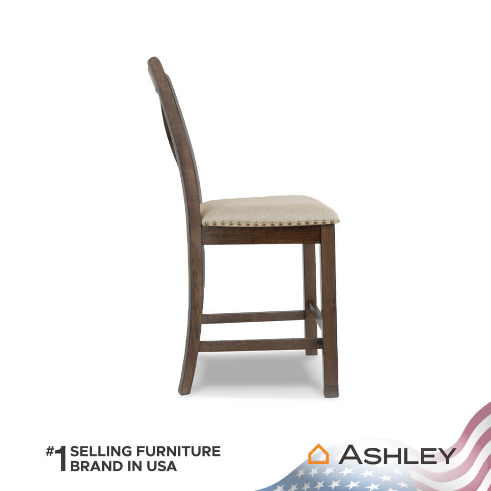 เก้าอี้บาร์ ASHLEY FURNITURE HOMESTORE รุ่น MORIVILLE สีเบจ